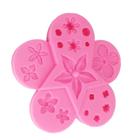 Molde de silicone flores para decorar f446 - CM