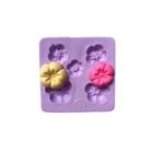 Molde de silicone flores para decorar f804