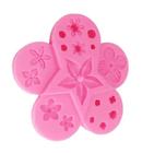 Molde de silicone flores , resina, confeitaria, biscuit molds planet rb540