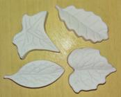 Molde De Silicone Folhas Para Culinaria E Biscuit