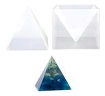 Molde De Silicone Formato Orgonite Piramide