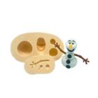 Molde de Silicone Frozen - Olaf 3D Mod 2 - Cia do Molde