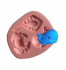 Molde de silicone fundo do mar, caranguejo, baleia, resina, confeitaria, biscuit molds planet