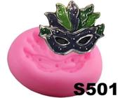 Molde De Silicone Mini Mascara De Carnaval S501