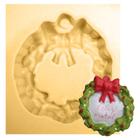 Molde de Silicone para Biscuit Casa da Arte - Modelo: Guirlanda Feliz Natal N034