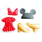 Molde de Silicone para Biscuit Casa da Arte Modelo: Miniaturas da Minnie 1371