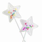 Molde de silicone Pirulito Estrela Chocalho 06cm 504 Flexarte