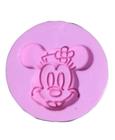 Molde de silicone rosto da minnie