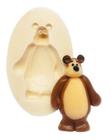 Molde De Silicone Urso Da Masha Para Confeitaria E Biscuit. - Leb Decorações