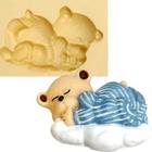 Molde de silicone urso dormindo ,nuvem,resina,confeitaria,biscuit molds planet