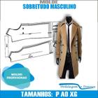Molde De Sobretudo Masculino, Modelagem&Diversos, Tamanhos P Ao Xg