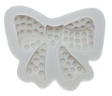 Molde em silicone laço com bolinhas p/ doces - prime chef