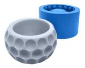 Molde Forma Silicone Gesso Cimento Vela Vaso Bolinhas