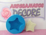 Molde Forma Silicone Sabonete Estrela Chuva Amor - Decore Artesanatos SP