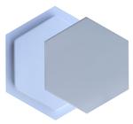 Molde Para Placas De Gesso, Cimento 3D Mosaico Exâgono 29X25