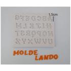 Moldes de silicone - Alfabeto Lan cód.674