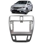 Moldura 2 Din 10 Polegadas Honda City 2008 A 2014 Ar Digital - Expex