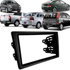 Moldura 2 Din Corsa Maxx Hatch Sedan 2002 a 2012 Preta 7" Multimidia DVD Mp5 - Expex