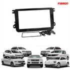 Moldura 2 Din Fiamon VW Gol Voyage Saveiro G7 Amarok Black Piano