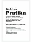 Moldura 20x30 Com Vidro Quadros Certificados Fotos - Pratika