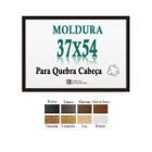 Moldura 37X54 Preta Quebra Cabeça Grow 1000 Pecas Com Petg