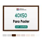 Moldura 40x50 para Imagem Arte Poster com Proteção Acetato