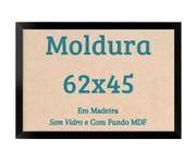 Moldura 62x45 Para Quebra Cabeça 1000 Pçs Sem Vidro com Fundo MDF