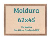 Moldura 62x45 Para Quebra Cabeça 1000 Pçs Sem Vidro com Fundo MDF