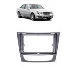 Moldura 9" mercedes-benz classe e 2001 a 2008 preta fosca