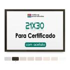 Moldura A4 21x30 com Acetato Certificado Diploma Poster Arte