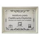 Moldura A4 Quadro Certificado Diploma de Luxo e Tela Acetato
