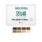 Moldura Branca 35X48 Quebra Cabeça Grow 500 Peças + Petg