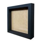 Moldura Caixa Alta 22x22cm Com Vidro Kit Com 6