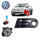 Moldura com Farol Auxiliar Saveiro G5 2012 Cromado SB LE