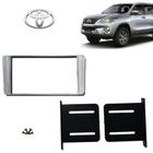 Moldura de Painel 2 Din Prata Toyota Hilux 2007 SR