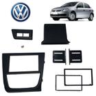 Moldura de Painel 2 DinVolkswagen Gol G5 2008 Preto