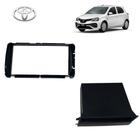 Moldura de Rádio Toyota Etios 2012 XLS Preto 2 Din