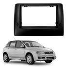 Moldura do Painel 1/2 Din Fiat Stilo 2002 a 2010 Preta