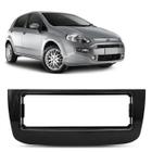 Moldura do Painel 1 Din Fiat Punto 2013 2014 2015 2016 Preto Black Piano