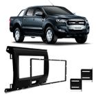 Moldura do Painel 2 Din Ford Ranger 2017 2018 2019 2020 Preto Padrão Japonês Chinês