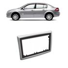 Moldura Dvd 2din Renault Megane 2007 A 2011 Padrão Japonês Prata