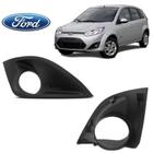 Moldura Farol Auxiliar Fiesta Sedan 2013 Preto Passageiro