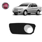Moldura Farol Auxiliar Siena 2004 a 2010 Preto Motorista