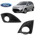 Moldura Farol de Milha Fiesta Hatch 2012 Preto LD