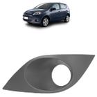 Moldura Grade do Milha Fiat Palio 2012 A 2017 Cinza Com Furo Milha