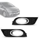 Moldura Grade Do Milha Honda Civic 2012 2013 2014 12 13 14 - SBC Peças