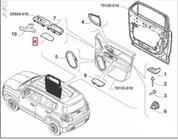 Moldura Interna Porta Ld Novo Renegade 2023