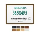 Moldura Marrom 36,5 X 49,5 Quebra Cabeça Grow 500 Pecas Petg