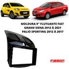 Moldura Multimidia 9 Polegadas Fiat Grand Siena 2012 à 2021 e Palio Sporting 2012 à 2017 Fiamon