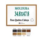 Moldura Oncinha 34,8X47,8 Quebra Cabeça Grow 500 Pçs + Petg